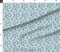 Various Fabrics by the Yard or Fat Quarter Mahjong Tiles Game Aqua Background Chinese Gambling Custom Printed Fabric by Spoonflower